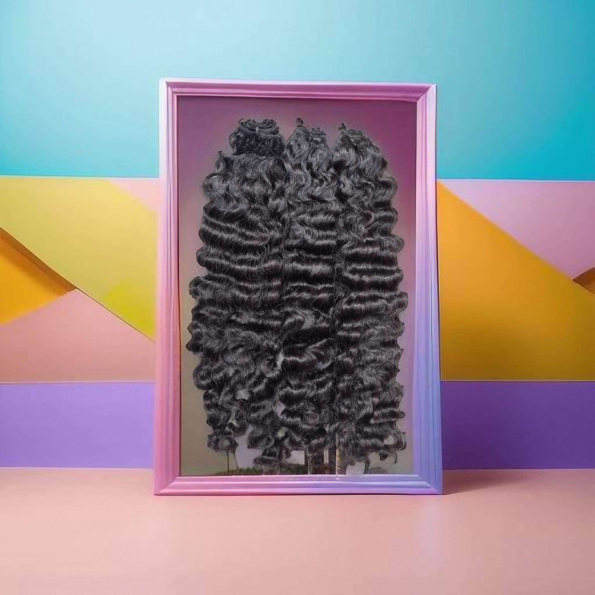 Raw Burmese Curly Clip In Hair - Elerti Beauty & Co